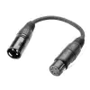 Adam Hall K3 DHM 0020 DMX Adapter XLR female 5-Pol auf XLR male 3-Pol 0,2 m