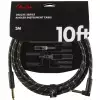 Fender Deluxe Angle 10′ Black Tweed Instrumentkabel