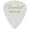 Fender Classic Celluloid medium white Plektrum