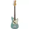 Fender JMJ Road Worn Mustang Bass Rosewood Fingerboard, Faded Daphne Blue