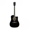 Fender FA-125CE Dreadnought Black WN Westerngitarre (mit Tonabnehmer)