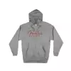 Fender Electric Instruments Men′s Zip Hoodie, Gray, S