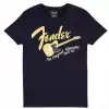 Fender Original Telecaster Men′s Tee, Navy/Blonde, Small