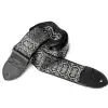 Fender Nylon Jacquard Strap, 2″ Silver/Gold Batam