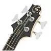 Samick MCR1 BK Greg Bennett Corsair Short-Scale-Bassgitarre (Schwarz)