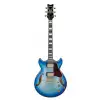 Ibanez AM 93 QM JBB Jet Blue Burst Artcore E-Gitarre