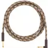 Fender Festival Pure Hemp Brown Stripe Instrumentkabel 3 m/ 10ft