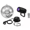 Eurolite Mirror Ball Set 20cm with LED Spot