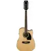 Ibanez PF1512ECE-NT Natural High Gloss 12-saitige Westerngitarre (mit Tonabnehmer)