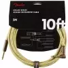 Fender Deluxe 10′ Angle Tweed Instrumentkabel 