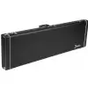 Fender G&G Deluxe Jazz Bass Hardshell Case, Black With Orange Plush Interior, Fender Amp Logo
