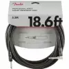 Fender Professional Series Instrument Cable 18,6′ Black