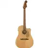 Fender Redondo Player Walnut Fingerboard, Natural Westerngitarre (mit Tonabnehmer)