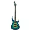 BC Rich Shredzilla Extreme Hipshot Bridge Cyan Blue Burl E-Gitarre