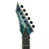 BC Rich Shredzilla Extreme Hipshot Bridge Cyan Blue Burl E-Gitarre