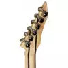 BC Rich Shredzilla Extreme Hipshot Bridge Cyan Blue Burl E-Gitarre