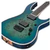 BC Rich Shredzilla Extreme Hipshot Bridge Cyan Blue Burl E-Gitarre
