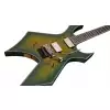 BC Rich Warlock Extreme Exotic Floyd Rose Burl Top Reptile Eye