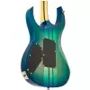 BC Rich Shredzilla Z6 Prophecy Exotic Floyd Rose Burl Top Cyan Blue E-Gitarre