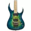 BC Rich Shredzilla Z6 Prophecy Exotic Floyd Rose Burl Top Cyan Blue E-Gitarre