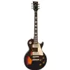 Vintage V100MRBK Icon Distressed Black Over Sunburst E-Gitarre