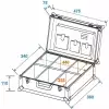 Roadinger Universal Tool Case Transport-Koffer