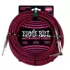 Ernie Ball 6052 Patchkabel 0,15 m, Flachstecker, Wei