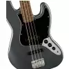 Fender Squier Affinity Series Jazz Bass LRL Charcoal Frost Metallic Bassgitarre