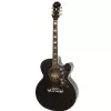 Epiphone J200 EC Studio Solid Top Fishman Black Westerngitarre (mit Tonabnehmer)
