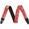 Fender 2″ Hawaiian Strap Red Floral Gitarrengurt