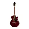 Epiphone J200 Ec Studio Solid Top Fishman Wine Red