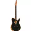 Fender Acoustasonic Player Telecaster Brushed Black Westerngitarre (mit Tonabnehmer)