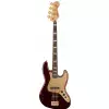 Fender Squier 40th Anniversary Jazz Bass Gold Edition Ruby Red Metallic Bassgitarre