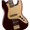 Fender Squier 40th Anniversary Jazz Bass Gold Edition Ruby Red Metallic Bassgitarre