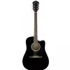 Fender FA-125CE Dreadnought Black WN Westerngitarre (mit Tonabnehmer)