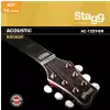 Stagg AC-12ST-BR Saiten fr Westerngitarre 10-48