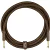 Fender Paramount Acoustic Instrument Cable Brown Gitarrenkabel  5,5m