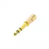 Adam Hall Connectors K 4 AMF 3JM3 GOLD Adapter Miniklinke female stereo auf 6,3 mm Klinke male stereo 