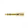 Adam Hall Connectors K 4 AMF 3JM3 GOLD Adapter Miniklinke female stereo auf 6,3 mm Klinke male stereo 