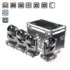 Flash LED 4x LED MOVING HEAD 150W 3in1 - 4 x plus Case
