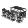Flash LED 4x LED MOVING HEAD 150W 3in1 - 4 x plus Case