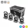 Flash F7100530 4x LED MOVING HEAD 200W CMY WASH + CASE