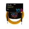 Fender Professional Series Glow in the Dark Cable Orange 10′ Gitarrenkabel 