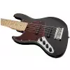 Sadowsky MetroExpress 21-Fret Vintage J/J Bass, Maple Fingerboard, Lefthand, 5-String - Solid Black High