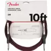 Fender Limited Edition Original Series Cable, 10′, Oxblood Gitarrenkabel