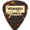 Fender X Wrangler 351 Medium Tortoiseshell Gitarrenplektren, 8 Stcke