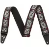 Fender Pasadena Woven Strap Red Snowflake Gitarrengurt