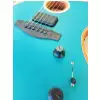 Fender American Acoustasonic Jazzmaster Ocean Turquoise Ebony Fingerboard Westerngitarre (mit Tonabnehmer) B-STOCK