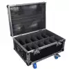 CASE4ME 12 x FLAT PAR CASE -skrzynia transportowa na koach na 12 sztuk FLAT PAR LED SLIM