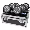 CASE4ME 6 x  FLAT PAR CASE - skrzynia transportowa na 6 sztuk FLAT PAR LED SLIM - walizka